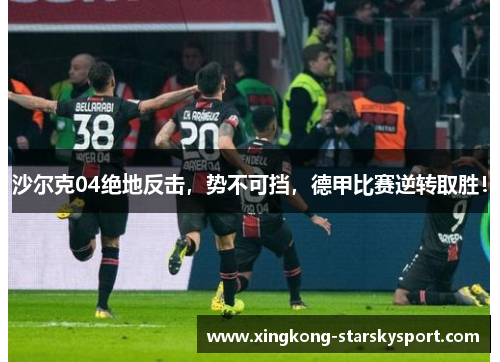 沙尔克04绝地反击，势不可挡，德甲比赛逆转取胜！